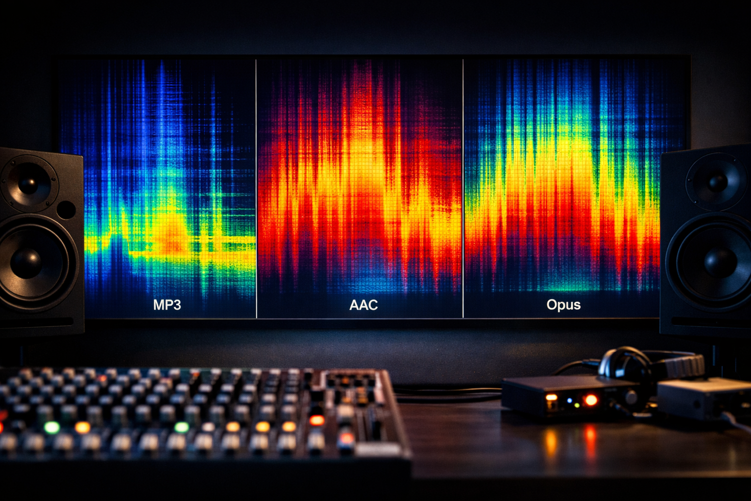 Audio Codecs 2026: MP3 vs AAC vs Opus Compared