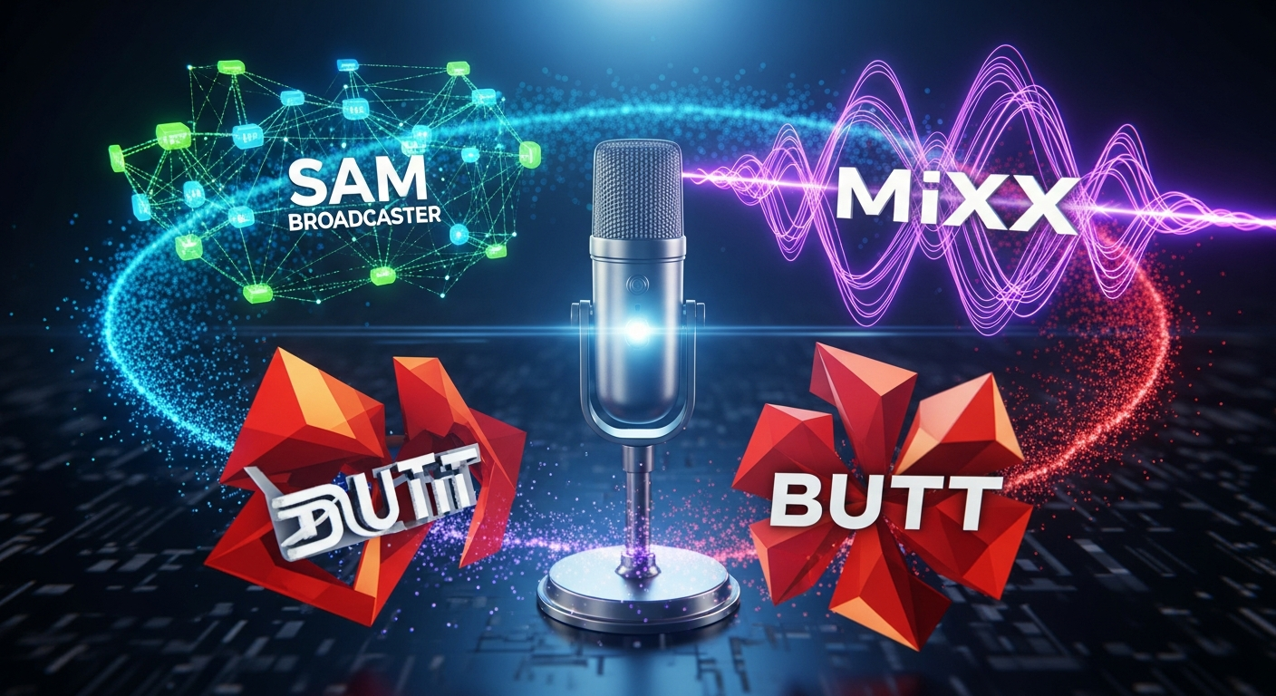 DJ using the best software for internet radio stations in 2026