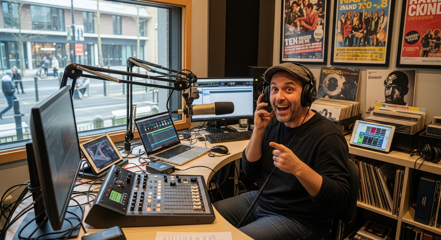 Create your own internet radio station free trial with AutoDJ, unlimited listeners, no credit card