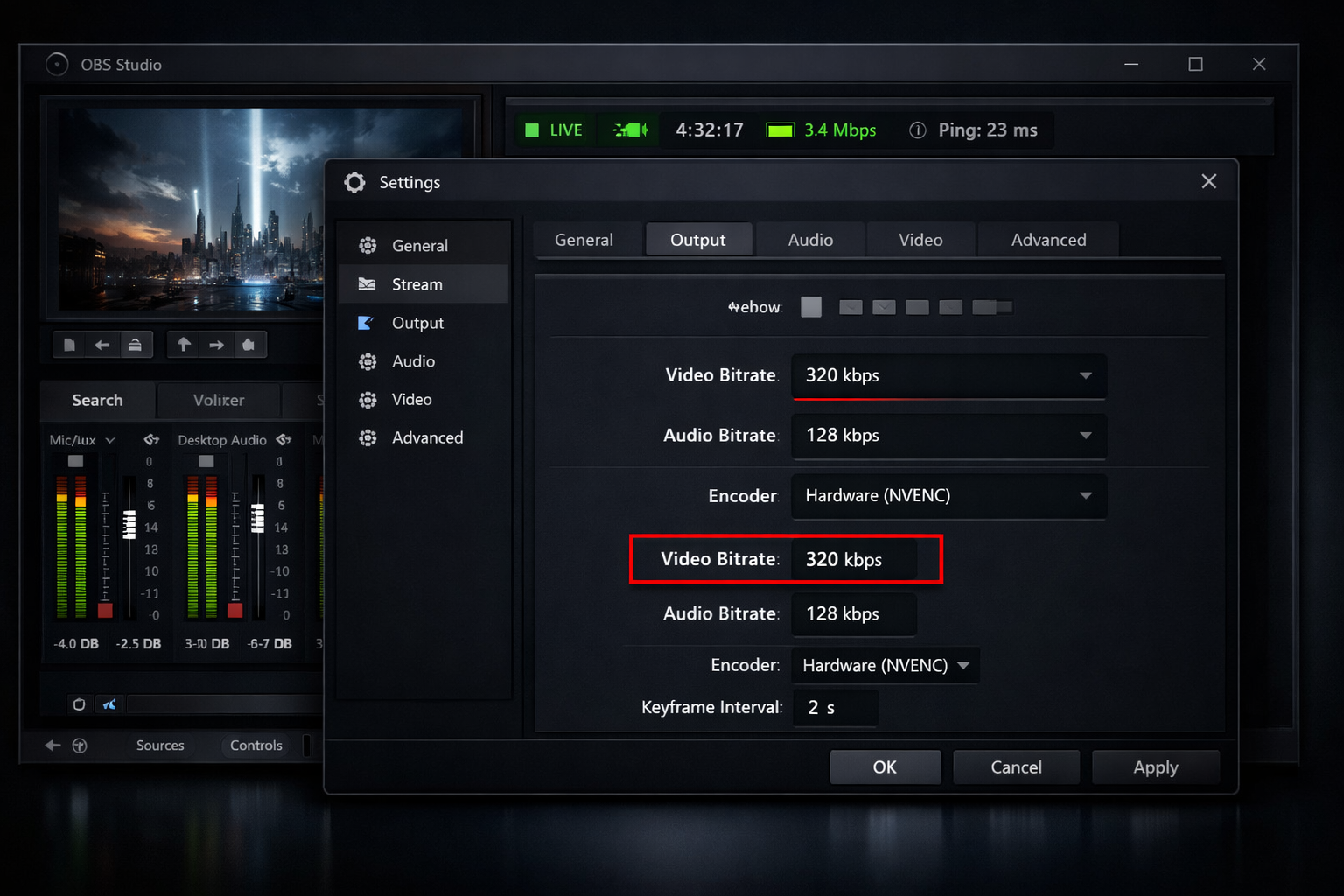 OBS Best Bitrate Settings 2026 Guide
