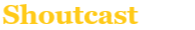 Shoutcast Net logo - Professional audio video streaming and restream hosting services