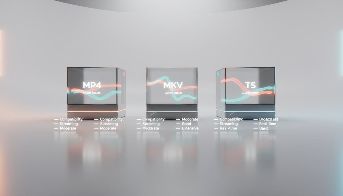 Video Container Formats 2026: MP4 vs MKV vs TS